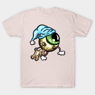 Eyeball Sleepy Tired Rockabilly Tattoo Cartoon Style Eye T-Shirt